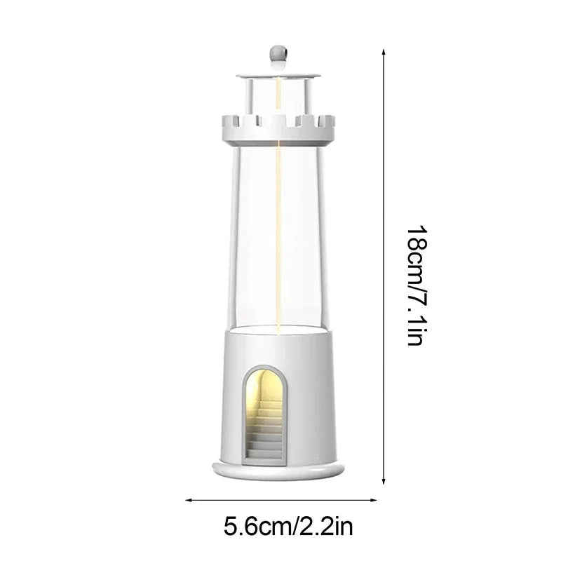 Moon Lighthouse Projection Light Multifunction Motion Sensor Night Light Dimmable Bluetooth Music Magnetic Creative Camping Lamp